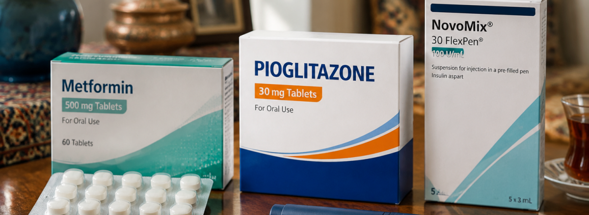 پیوگلیتازون (Pioglitazone) دارویی برای کنترل دیابت نوع ۲