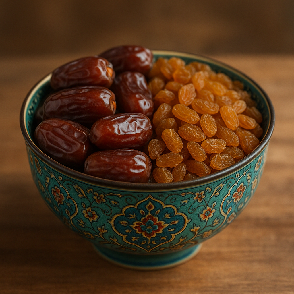 قند خرما بیشتر است یا کشمش؟