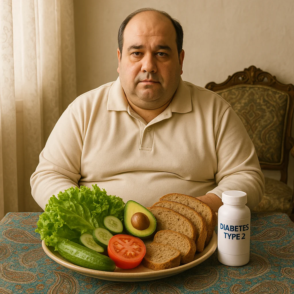 فیبر و سبزیجات و چربی شکمی