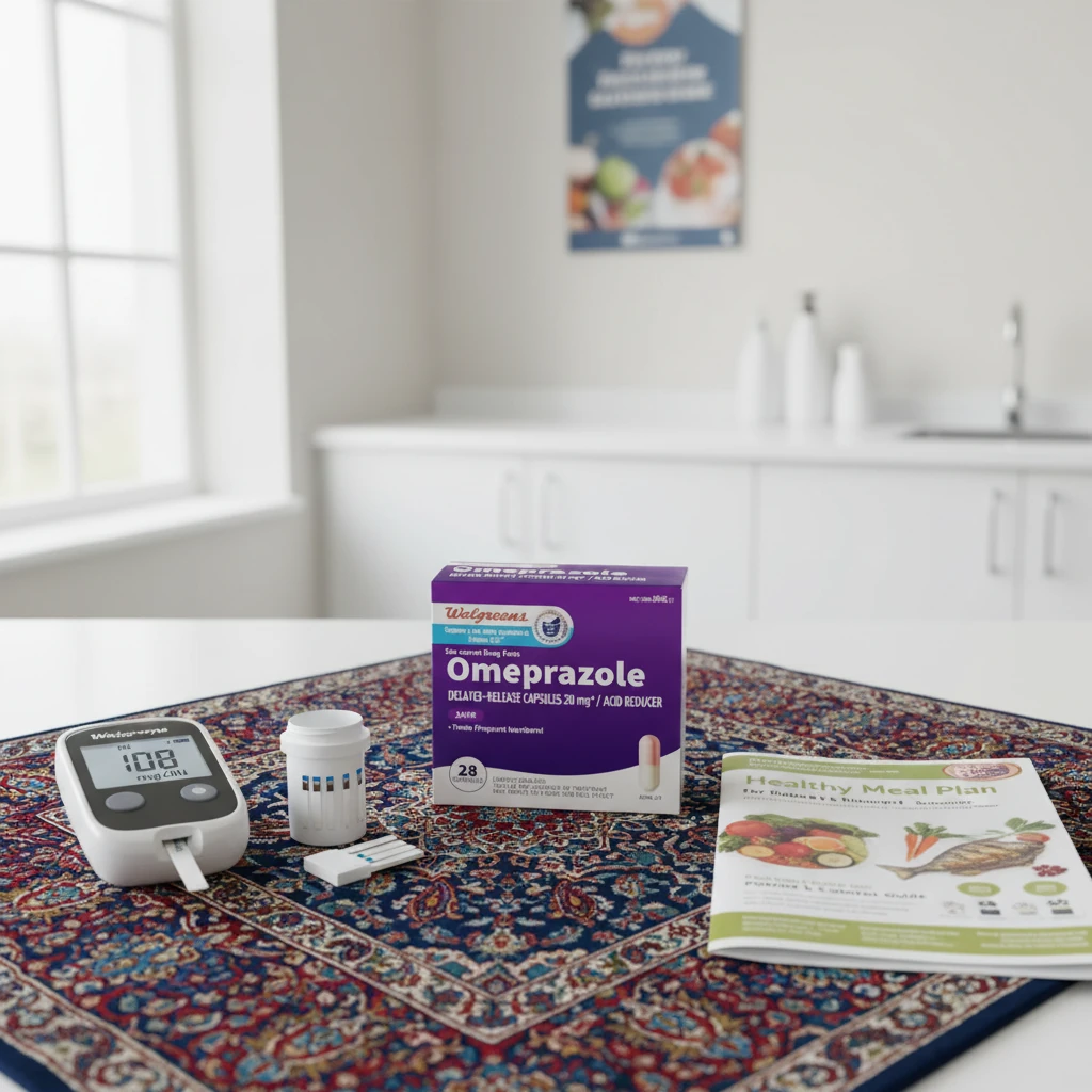 امپرازول و دیایب